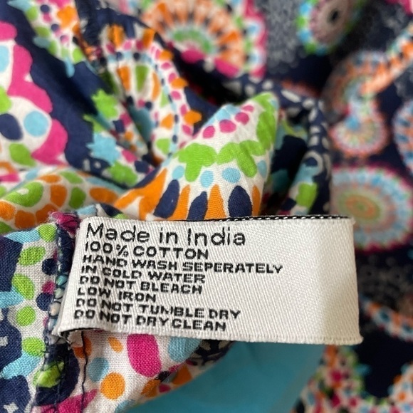 Buckhead Betties lounge/PJ pant in bright multi circle retro print 100% cotton - Picture 7 of 7